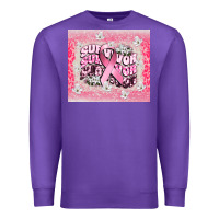 Purple survivor cancer awareness Premium Sweatshirt - CowGirlArtShop
