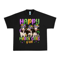 Black happy mardi gras y'all Urban Heavy Tee - MaliasSmallBusiness