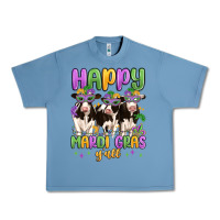 Pebble Blue happy mardi gras y'all Urban Heavy Tee - MaliasSmallBusiness