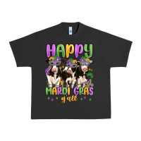 Pigment Black happy mardi gras y'all Urban Heavy Tee - MaliasSmallBusiness