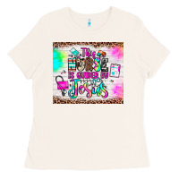 This Nurse Is Guided By Jesus Ladies Tee | Teevron