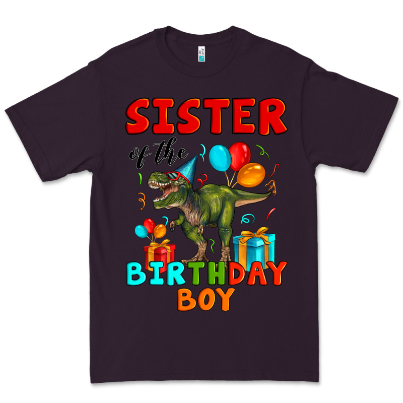 Sister Of The Birthday Boy T Rex Premium Tee by Artiststas | Teevron