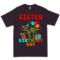 Plum sister of the birthday boy t rex Premium Tee - Artiststas