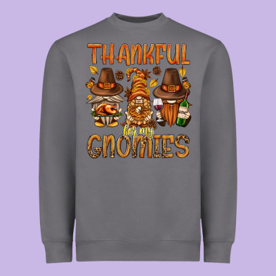 Thankful For My Gnomies Bbs Heavyweight Sweatshirt Designed By Bundleandbundleshop