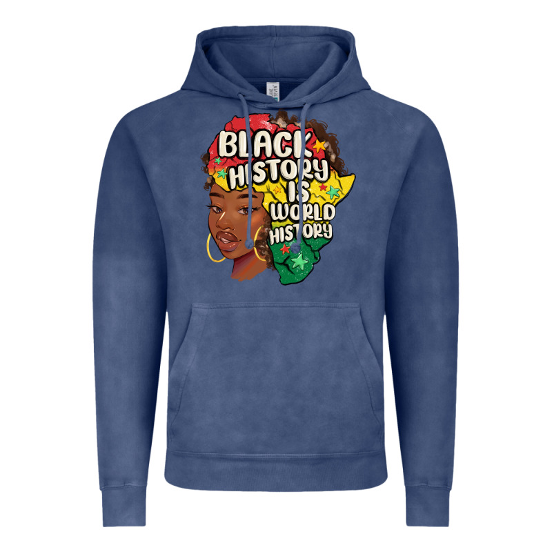 Black History Is World History Vintage Hoodie by MaliasSmallBusiness | Teevron
