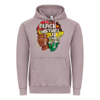 Vintage Zinc black history is world history Vintage Hoodie - MaliasSmallBusiness