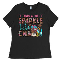 Black it takes a lot of sparkle to be a cna Ladies Tee - JahusDesignShop