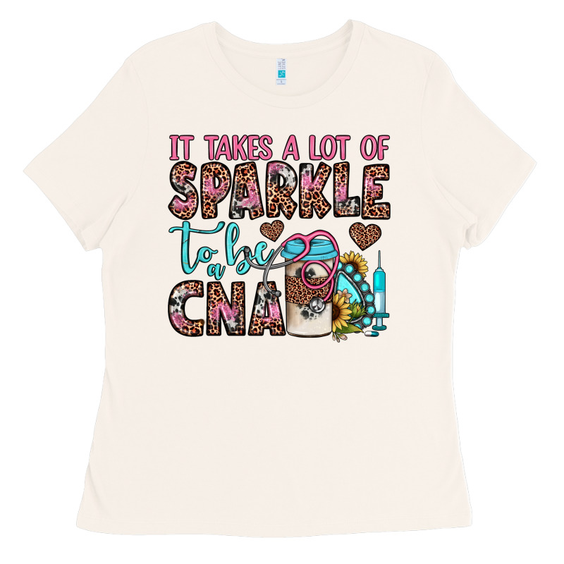 It Takes A Lot Of Sparkle To Be A Cna Ladies Tee by JahusDesignShop | Teevron