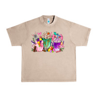 French Oak Easter coffee cups with Bunny Urban Heavy Tee - NancyCooperArtShop