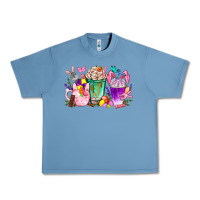 Pebble Blue Easter coffee cups with Bunny Urban Heavy Tee - NancyCooperArtShop