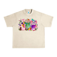 Sandshell Easter coffee cups with Bunny Urban Heavy Tee - NancyCooperArtShop