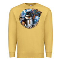 Antique Gold hello winter Premium Sweatshirt - CowGirlArtShop