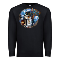 Black hello winter Premium Sweatshirt - CowGirlArtShop