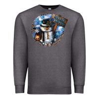 Charcoal Heather hello winter Premium Sweatshirt - CowGirlArtShop