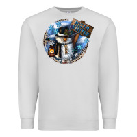Dove Grey hello winter Premium Sweatshirt - CowGirlArtShop