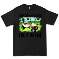 Black they see me rollin' they hattin' Premium Tee - Artiststas