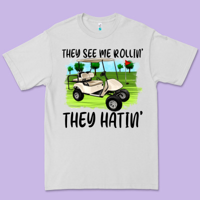 They See Me Rollin' They Hattin' Premium Tee Designed By Artiststas