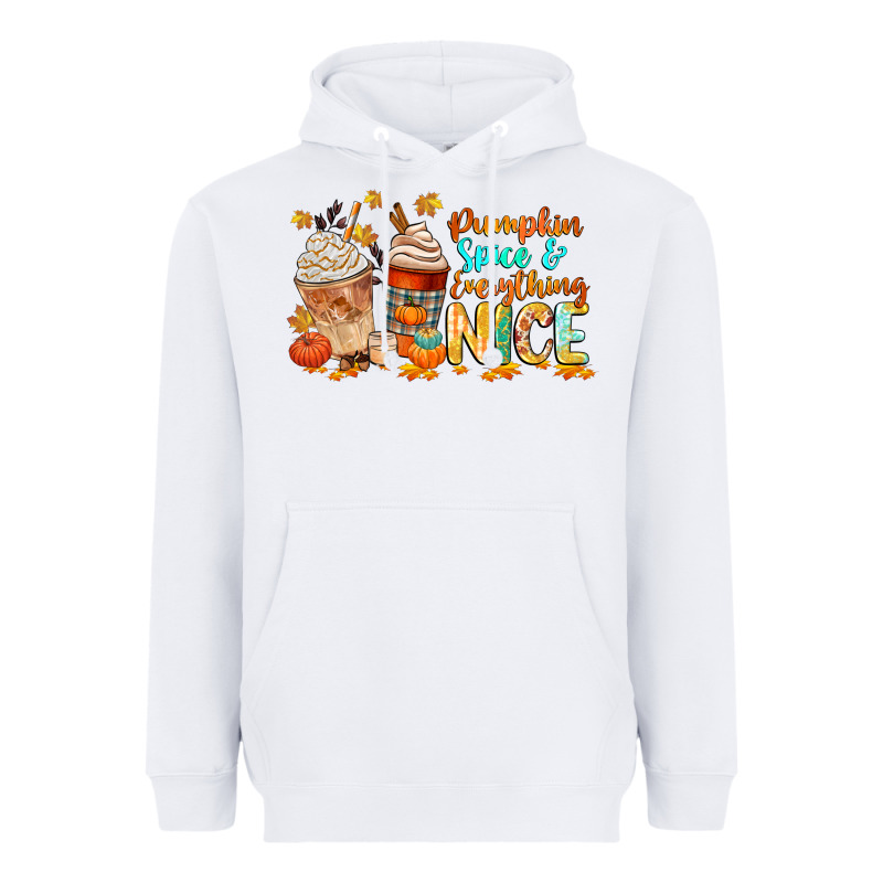 Pumpkin Spice And Everything Nice Heavyweight Hoodie by CowGirlArtShop | Teevron