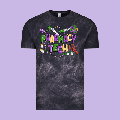 Pharmacy Tech Vintage Tee Designed By Maliassmallbusiness