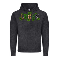 Vintage Black st patricks day lucky shamrock Vintage Hoodie - RanaPortraitStore