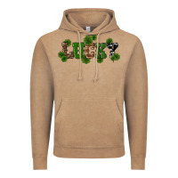 Vintage Coffee st patricks day lucky shamrock Vintage Hoodie - RanaPortraitStore