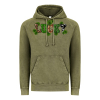 Vintage Olive st patricks day lucky shamrock Vintage Hoodie - RanaPortraitStore