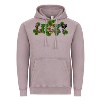 Vintage Zinc st patricks day lucky shamrock Vintage Hoodie - RanaPortraitStore