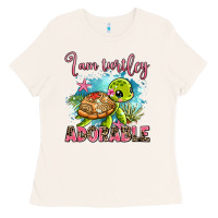 Bone i am turtley adorable Ladies Tee - AdoDesignShop