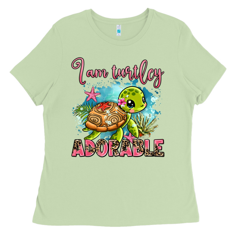I Am Turtley Adorable Ladies Tee by AdoDesignShop | Teevron