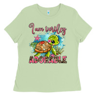 Matcha i am turtley adorable Ladies Tee - AdoDesignShop