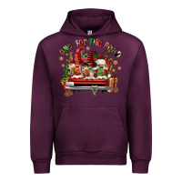Mauve Wine one for the road coffee Urban Hoodie - FaDigitalArtStudio