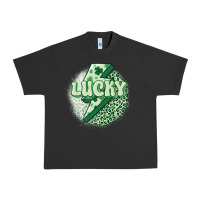 Pigment Black st. patrick's day lucky Urban Heavy Tee - MaliasSmallBusiness