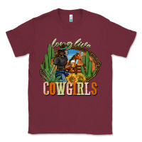 Burgundy long live cowgirls Classic Tee - NancyCooperArtShop