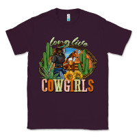 Plum long live cowgirls Classic Tee - NancyCooperArtShop
