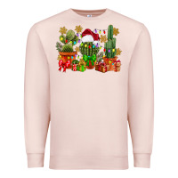 Pale Pink christmas cactus Premium Sweatshirt - CowGirlArtShop