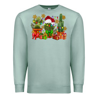 Seafoam christmas cactus Premium Sweatshirt - CowGirlArtShop
