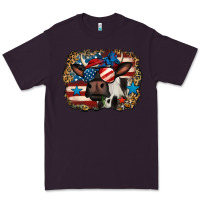 Plum 4th of july cow Premium Tee - Jasminsmagicworld