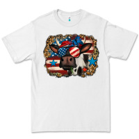 White 4th of july cow Premium Tee - Jasminsmagicworld