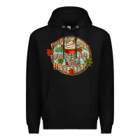 Black pumpkin spice and livin my best life Premium Hoodie - CowGirlArtShop