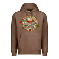 Chestnut pumpkin spice and livin my best life Premium Hoodie - CowGirlArtShop