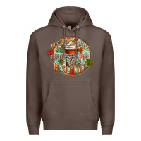 Coffee pumpkin spice and livin my best life Premium Hoodie - CowGirlArtShop