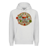 Dove Grey pumpkin spice and livin my best life Premium Hoodie - CowGirlArtShop