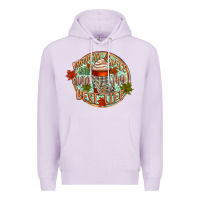 Lilac pumpkin spice and livin my best life Premium Hoodie - CowGirlArtShop