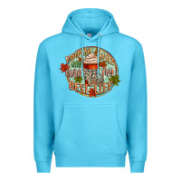 Ocean Blue pumpkin spice and livin my best life Premium Hoodie - CowGirlArtShop