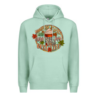 Seafoam pumpkin spice and livin my best life Premium Hoodie - CowGirlArtShop
