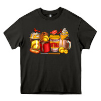 Asphalt softball coffee cups Heavy Core Tee - AdoDesignShop