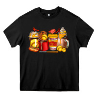 Black softball coffee cups Heavy Core Tee - AdoDesignShop