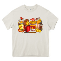 Cream softball coffee cups Heavy Core Tee - AdoDesignShop