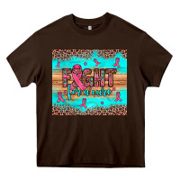 Chocolate Brown fight for a cure Heavy Core Tee - JahusDesignShop