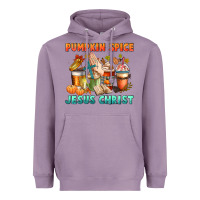 Lavender pumpkin spice and jesus christ Heavyweight Hoodie - CowGirlArtShop